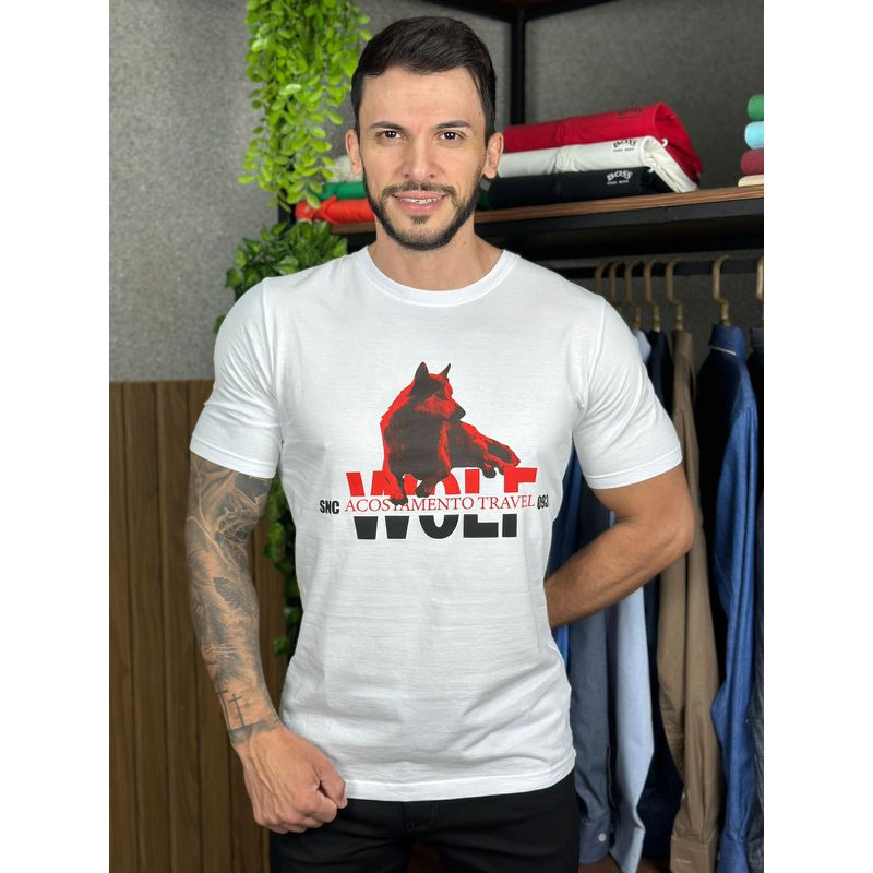 Camiseta ACT Branco DFC⭐ - 1182 - PORTAL DROP - ATACADO