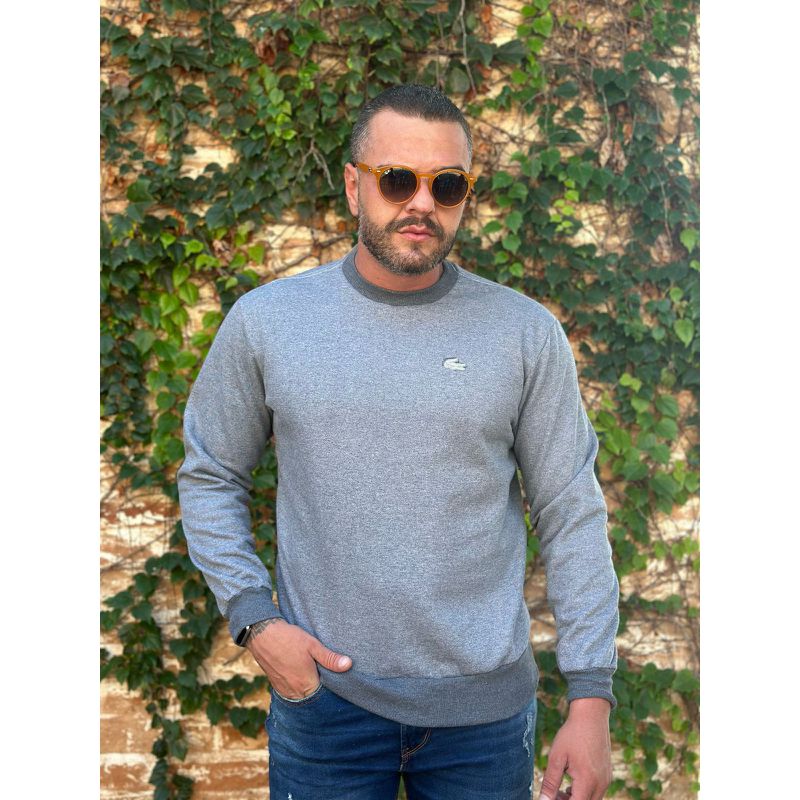 Blusa Moletom LCT Cinza - 1447 - PORTAL DROP - ATACADO