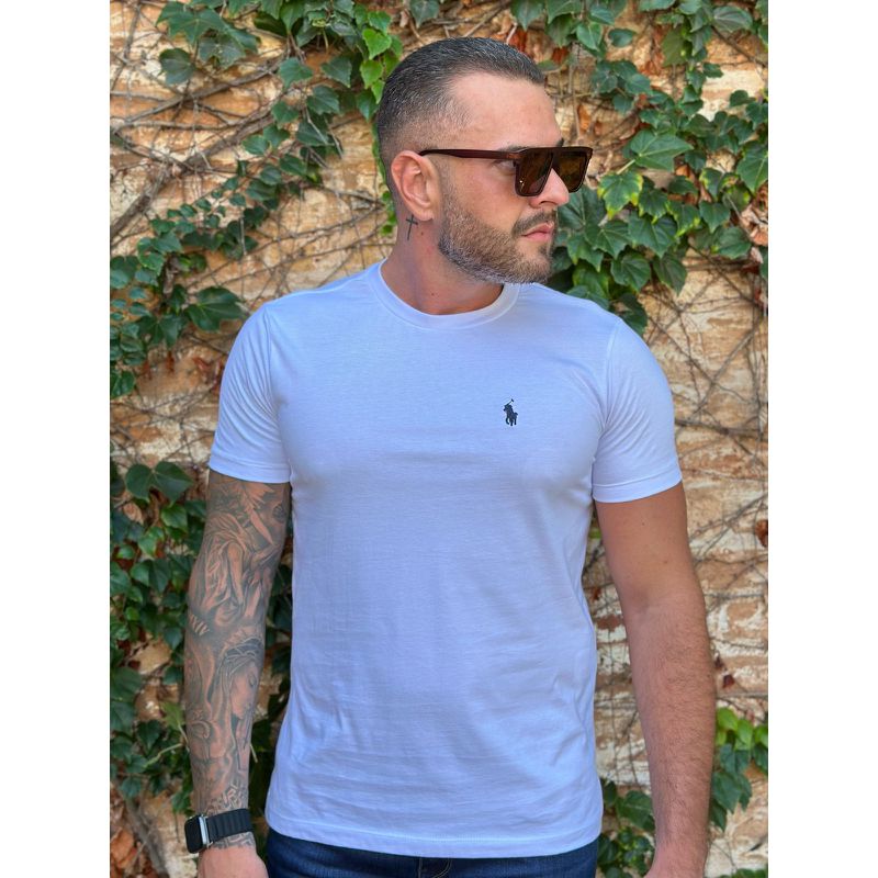 Camiseta PRL Branco - C-2038 - PORTAL DROP - ATACADO