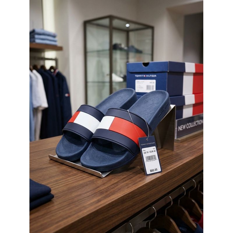 Chinelo Slide TH Azul Marinho. - 2533 - PORTAL DROP - ATACADO