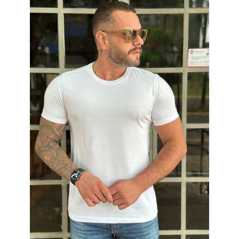 Camiseta HB Branco - A-2810 - PORTAL DROP - ATACADO