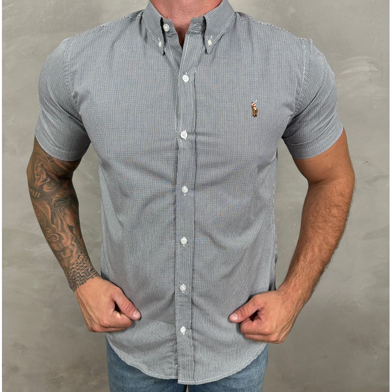 Camisa Manga Curta PRL Xadrez - 30291 - PORTAL DROP - ATACADO