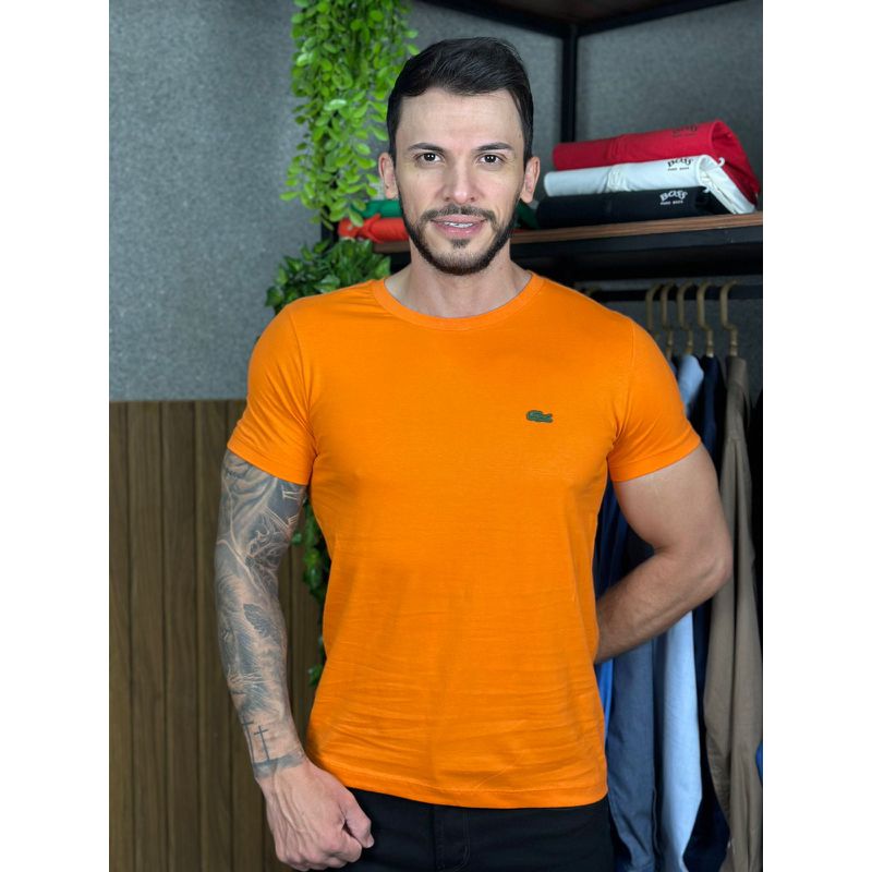 Camiseta LCT Laranja. ⭐ - C-3238 - PORTAL DROP - ATACADO