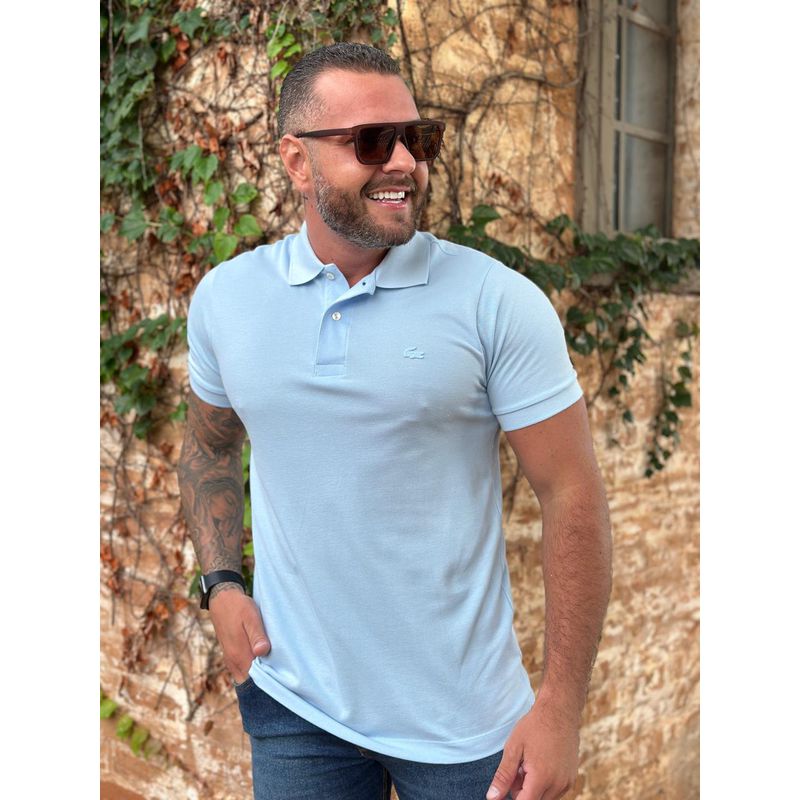 Polo LCT Azul. - A-3473 - PORTAL DROP - ATACADO