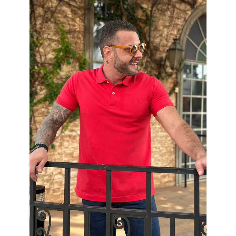 Polo LCT Vermelho - A-3476 - PORTAL DROP - ATACADO