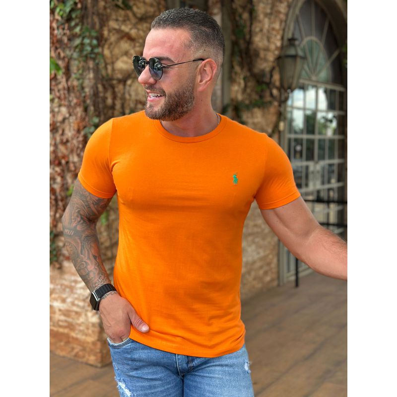 Camiseta PRL Laranja⭐ - C-3692 - PORTAL DROP - ATACADO