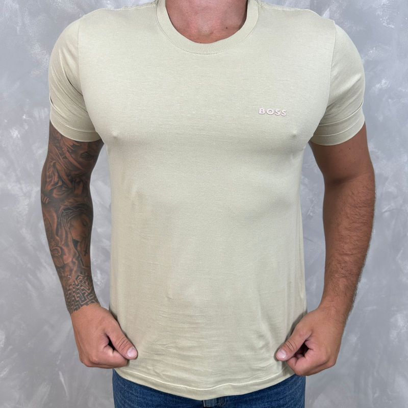 Camiseta HB Caqui⭐ - B-3832 - PORTAL DROP - ATACADO
