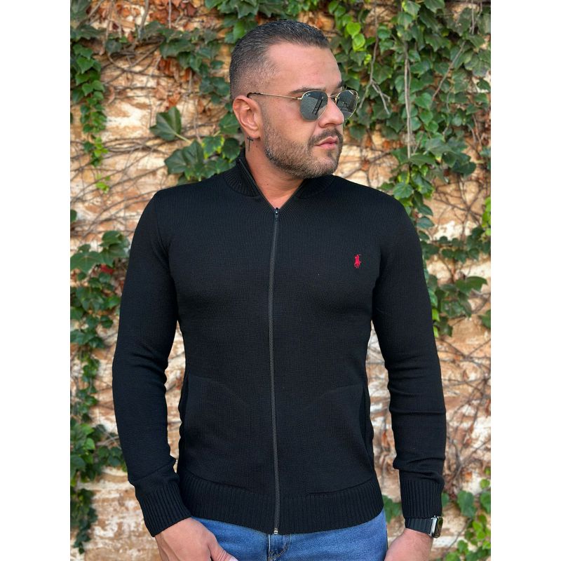Jaqueta Zíper PRL Preto - 3933 - PORTAL DROP - ATACADO