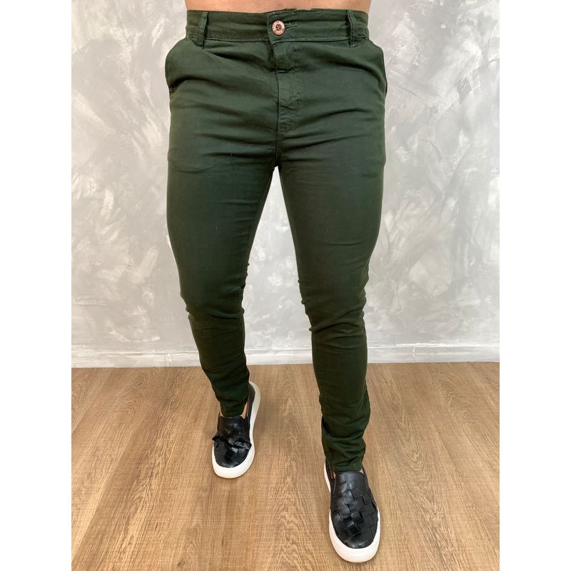Calça Sarja PRL Verde - 4392 - PORTAL DROP - ATACADO