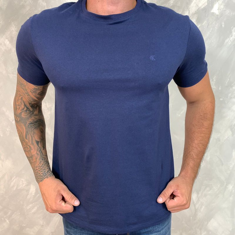 Camiseta CK Azul DFC⭐ - 3988 - PORTAL DROP - ATACADO