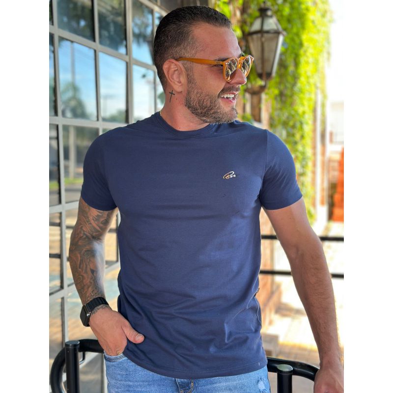 Camiseta HB Azul ⭐ - C-4012 - PORTAL DROP - ATACADO