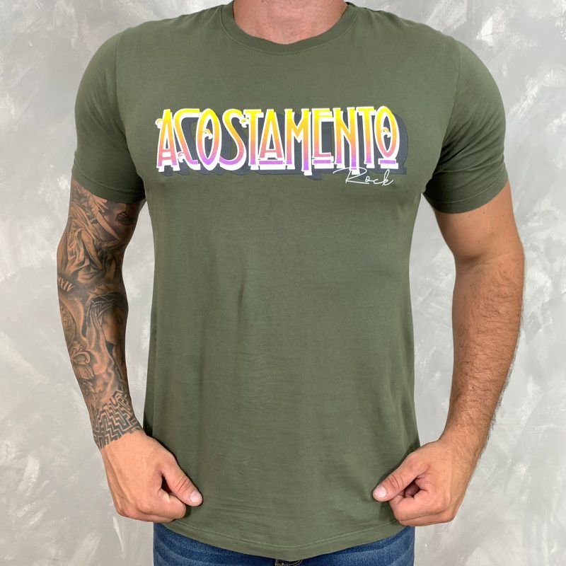 Camiseta ACT Verde DFC⭐ - 4013 - PORTAL DROP - ATACADO