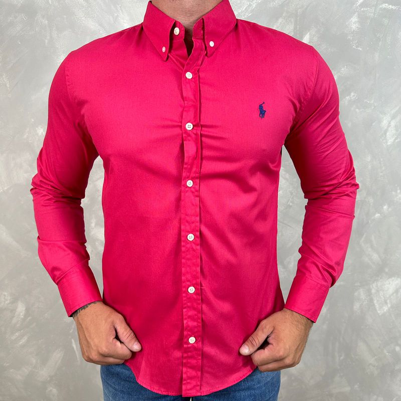 Camisa manga Longa PRL Pink - 40132 - PORTAL DROP - ATACADO