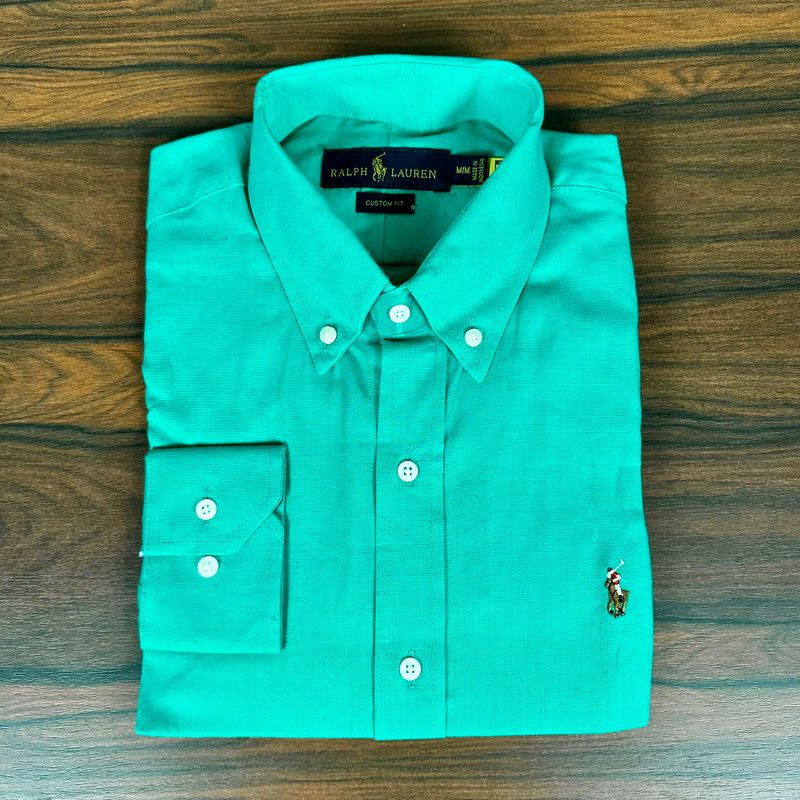 Camisa Manga Longa PRL Verde. - 40366 - PORTAL DROP - ATACADO