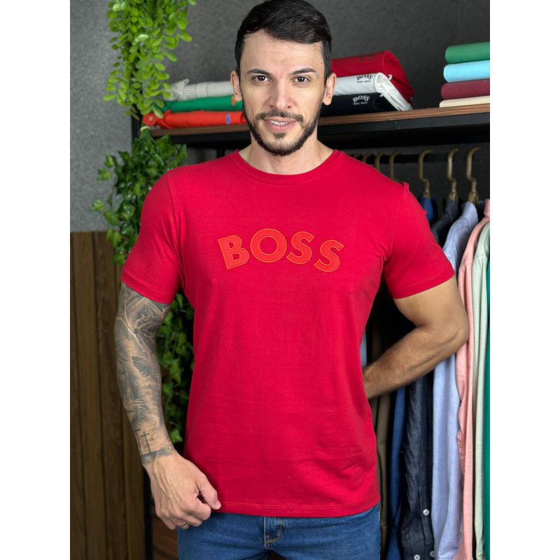 Camiseta HB Vermelho.⭐ - B-4057 - PORTAL DROP - ATACADO