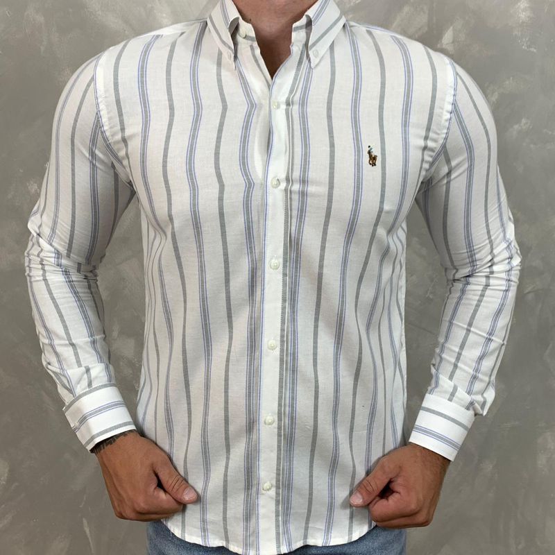 Camisa Manga Longa PRL⭐ - 40582 - PORTAL DROP - ATACADO