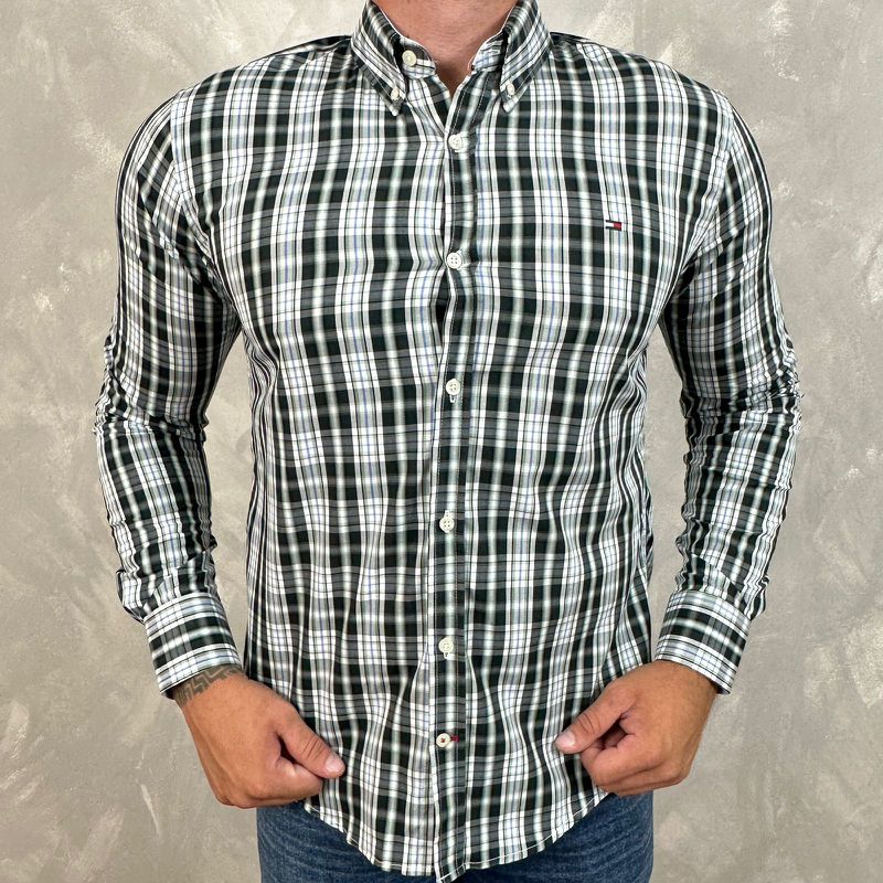 Camisa Manga Longa TH Xadrez⭐ - 40642 - PORTAL DROP - ATACADO