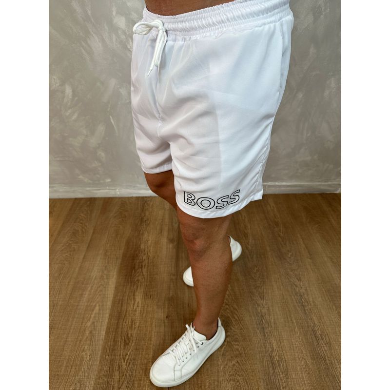 Bermuda Short HB Branco - 4082 - PORTAL DROP - ATACADO