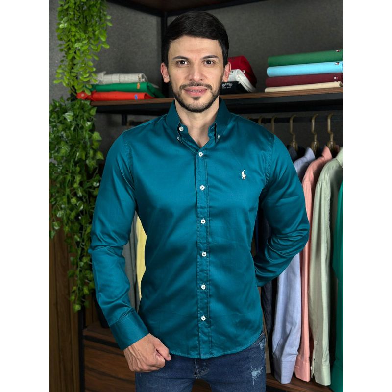 Camisa Manga Longa PRL. - 40930 - PORTAL DROP - ATACADO