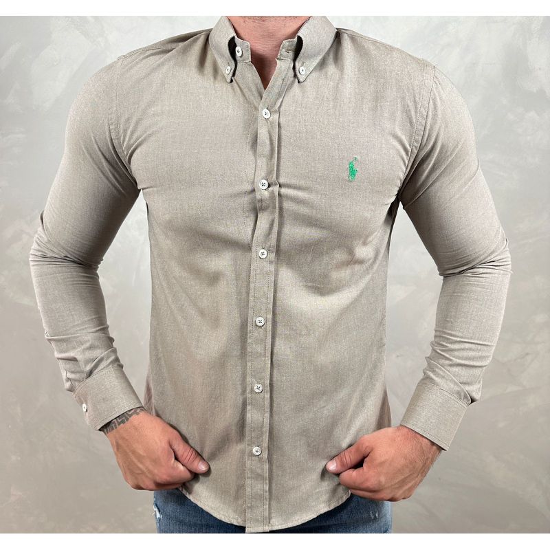 Camisa Manga Longa PRL ⭐ - 40961 - PORTAL DROP - ATACADO