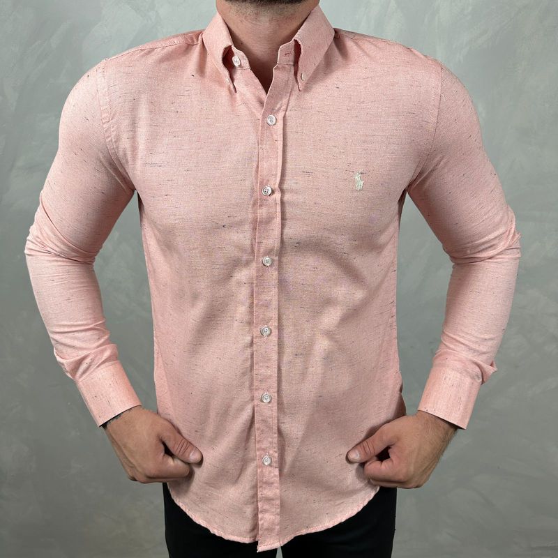Camisa Manga Longa Linho PRL - 41022 - PORTAL DROP - ATACADO