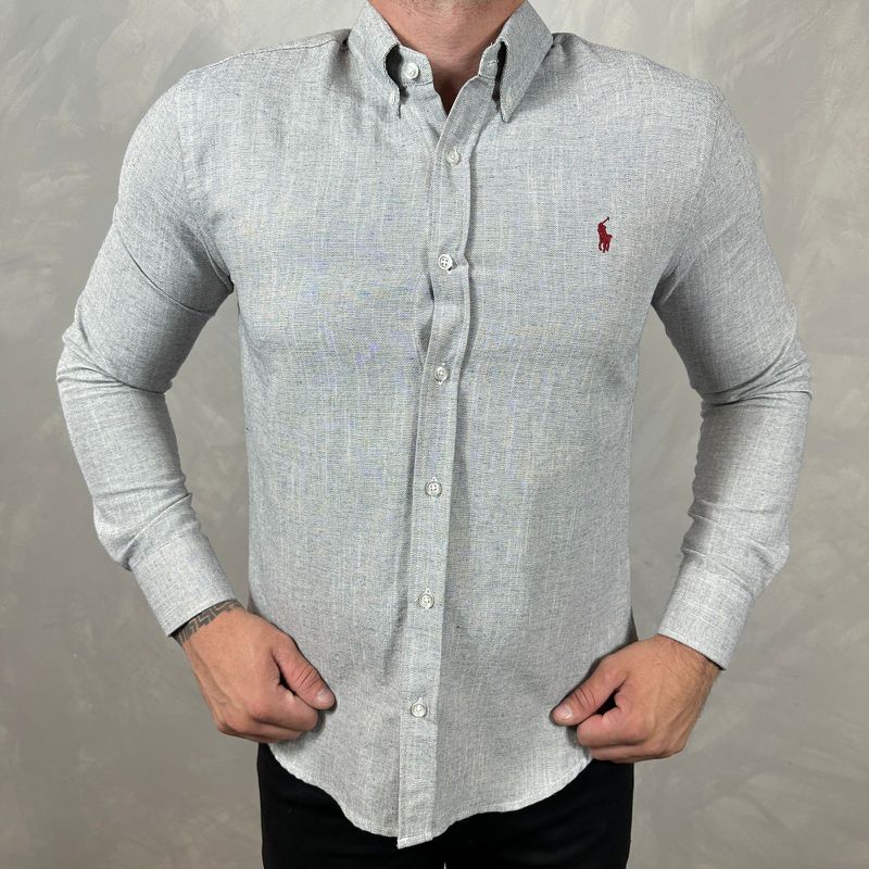 Camisa Manga Longa Linho PRL - 41028 - PORTAL DROP - ATACADO