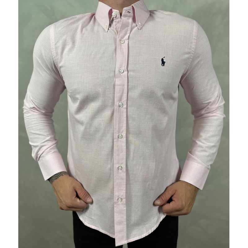 Camisa Manga Longa Linho PRL - 41037 - PORTAL DROP - ATACADO