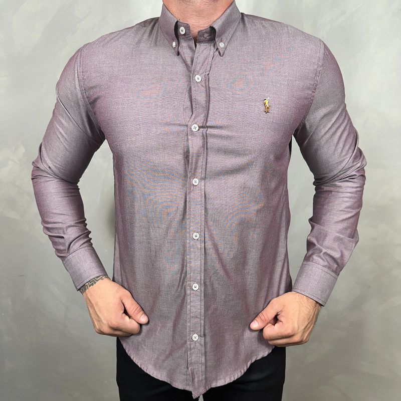 Camisa Manga Longa PRL⭐ - 41054 - PORTAL DROP - ATACADO