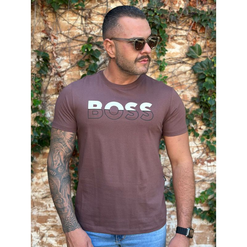Camiseta HB Marrom⭐ - C-4109 - PORTAL DROP - ATACADO