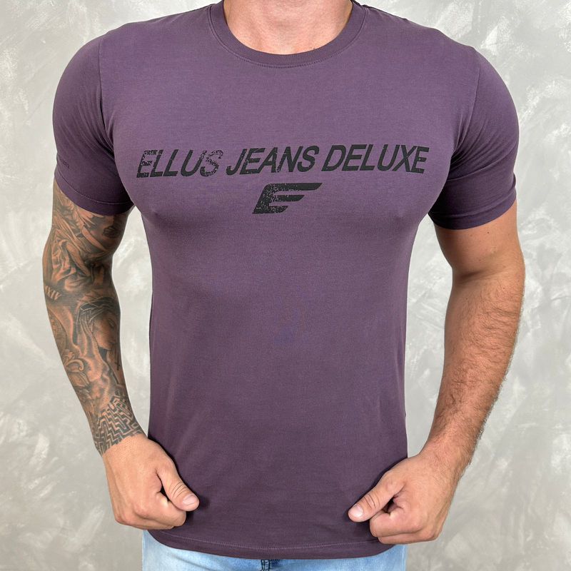 Camiseta Ellus Roxo DFC⭐ - 4166 - PORTAL DROP - ATACADO