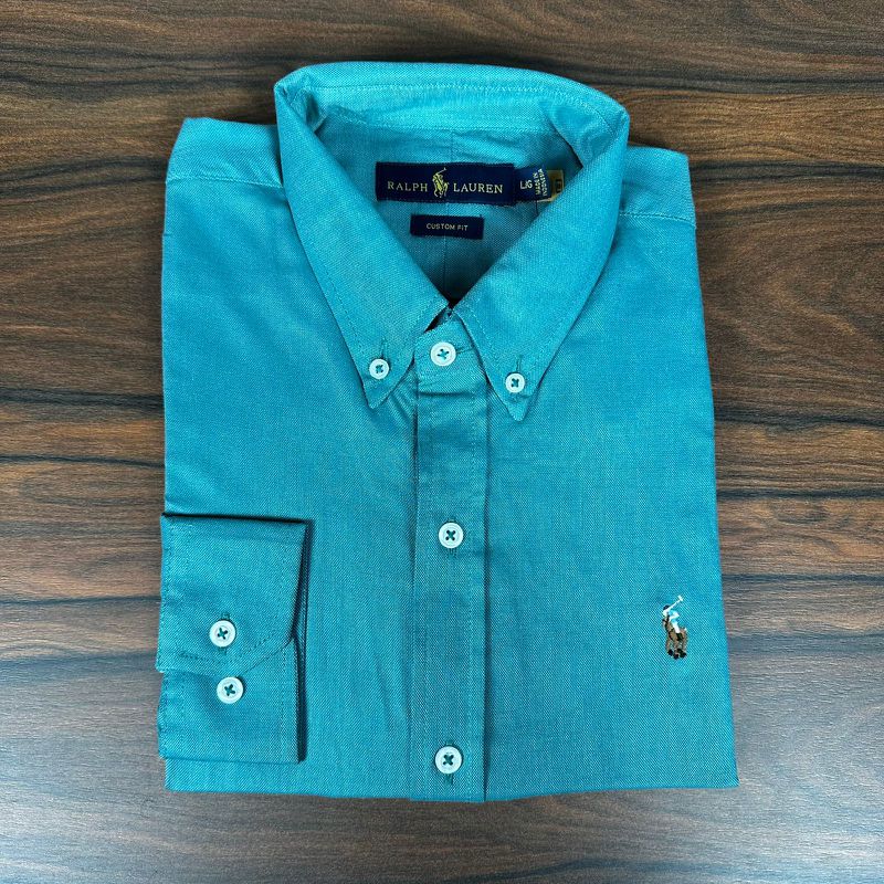 Camisa Manga Longa PRL Verde - 42094 - PORTAL DROP - ATACADO