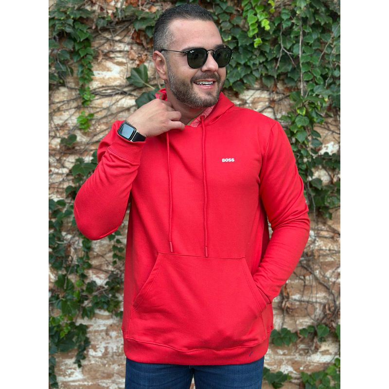 Blusa Moletom HB Vermelho - 4291 - PORTAL DROP - ATACADO