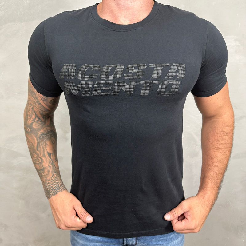 Camiseta ACT Preto DFC⭐ - 4298 - PORTAL DROP - ATACADO