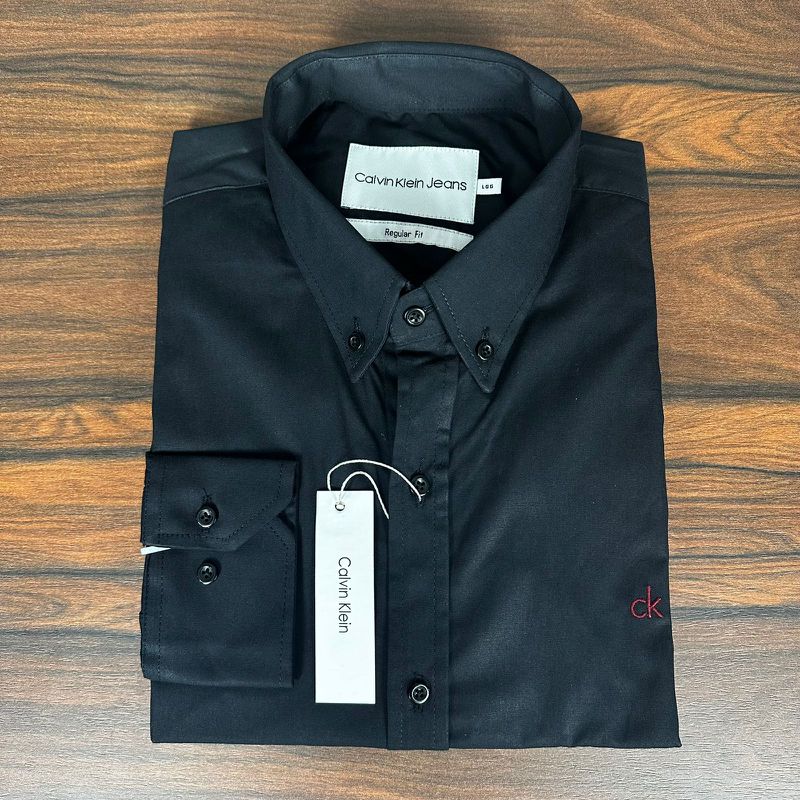 Camisa Manga Longa CK Preto - 43075 - PORTAL DROP - ATACADO