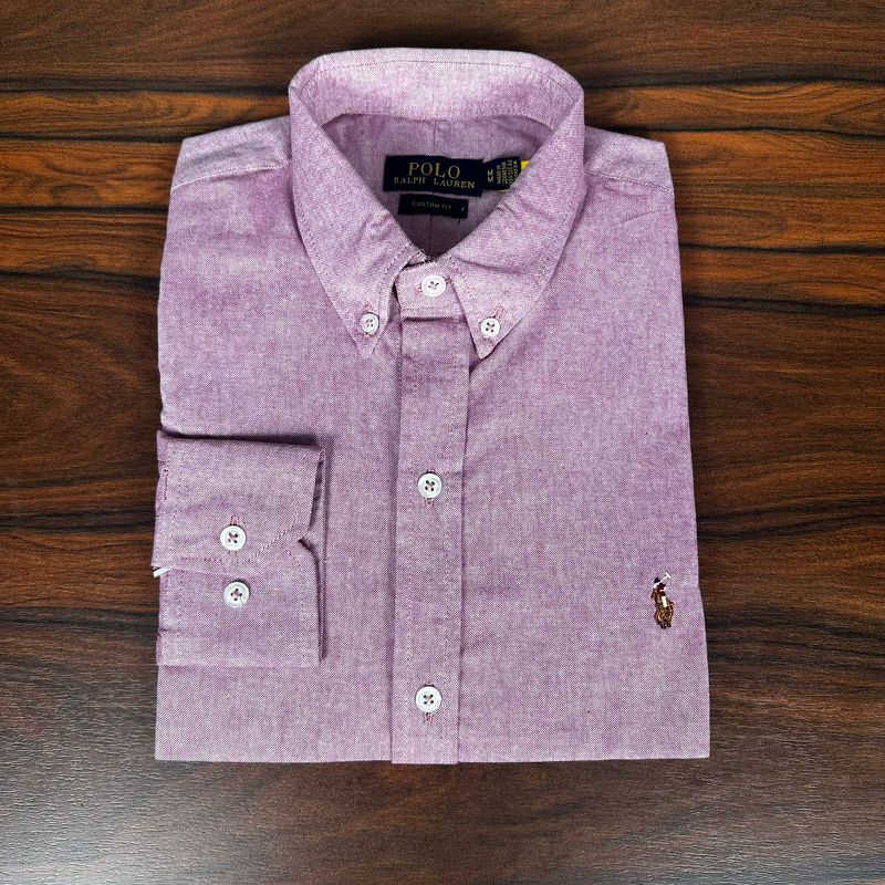 Camisa Manga Longa PRL Rosa - 43331 - PORTAL DROP - ATACADO