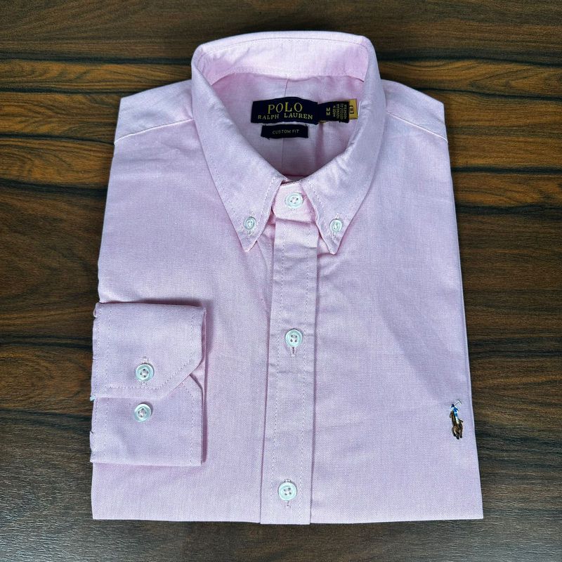 Camisa Manga Longa PRL Rosa - 43338 - PORTAL DROP - ATACADO