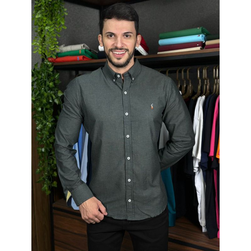 Camisa Manga Longa PRL - 43340 - PORTAL DROP - ATACADO