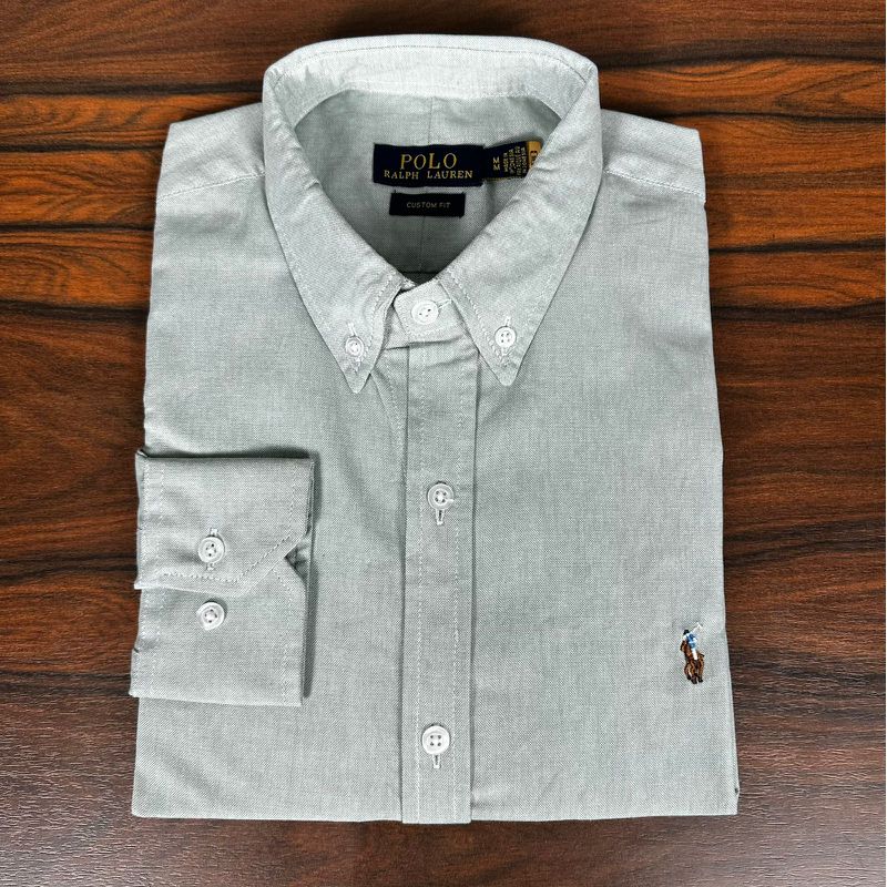 Camisa Manga Longa PRL Verde - 43346 - PORTAL DROP - ATACADO