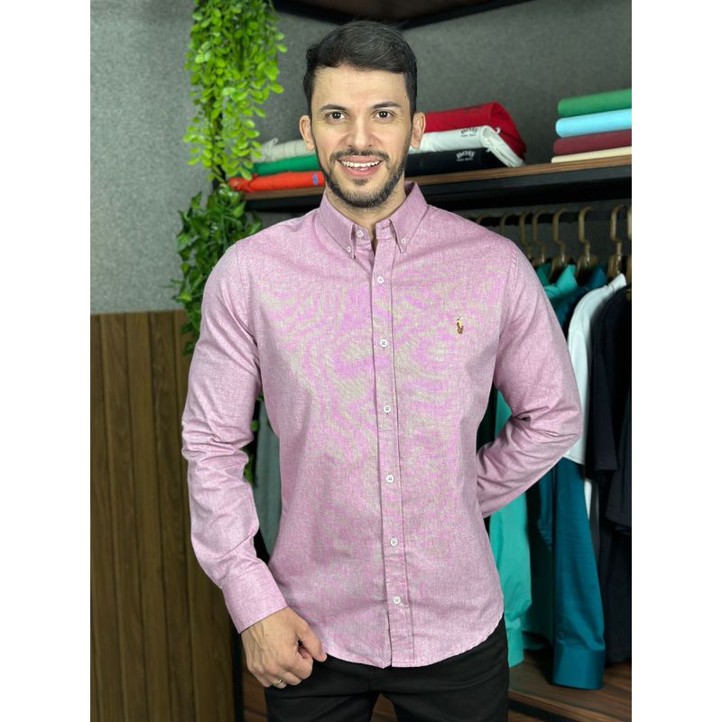 Camisa Manga Longa PRL - 43348 - PORTAL DROP - ATACADO