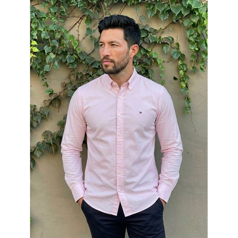 Camisa Manga Longa TH Rosa? - 43374 - PORTAL DROP - ATACADO