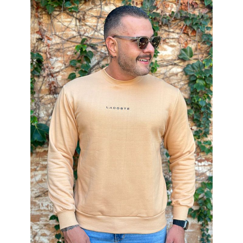 Blusa Moletom LCT Caqui - 4359 - PORTAL DROP - ATACADO