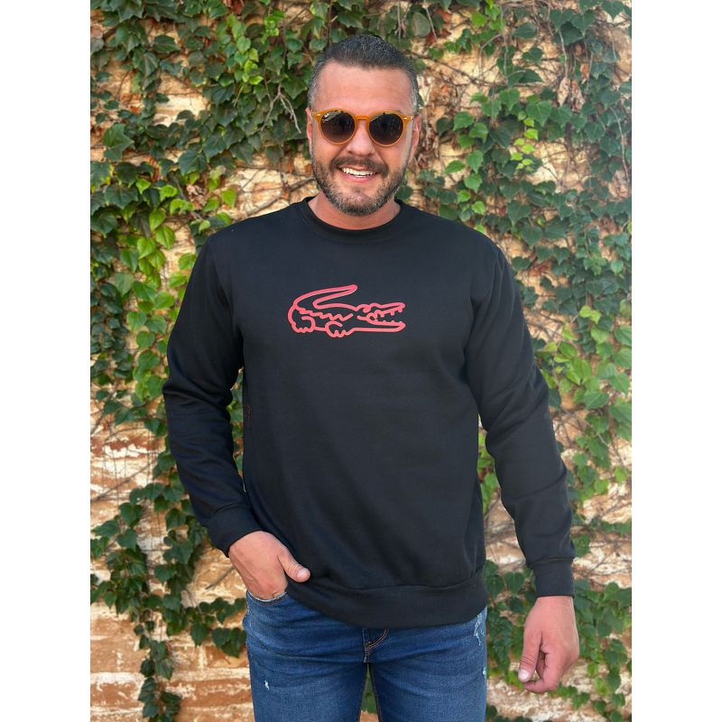 Blusa Moletom LCT Preto - 4473 - PORTAL DROP - ATACADO
