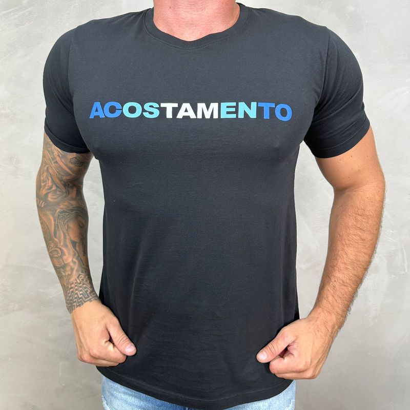 Camiseta ACT Preto DFC ⭐ - 4499 - PORTAL DROP - ATACADO