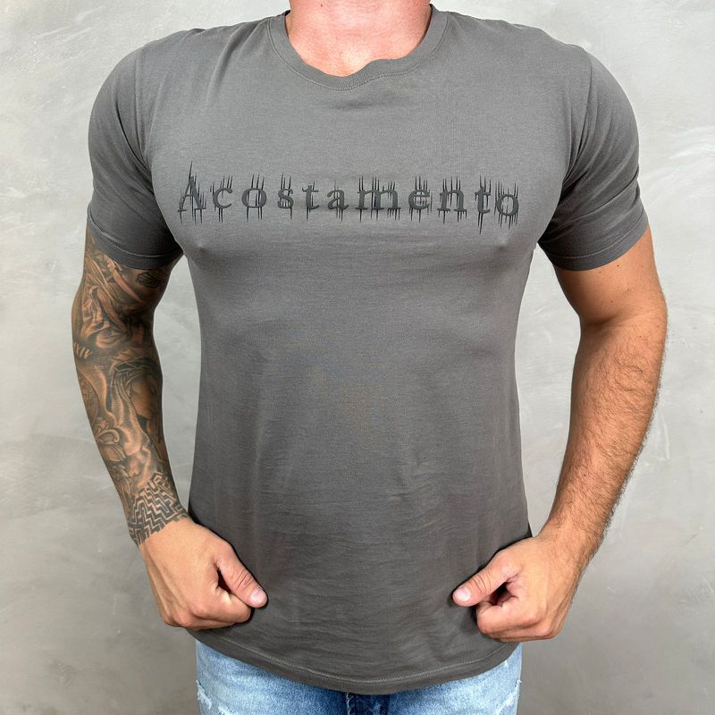 Camiseta ACT Grafite DFC⭐ - 4502 - PORTAL DROP - ATACADO