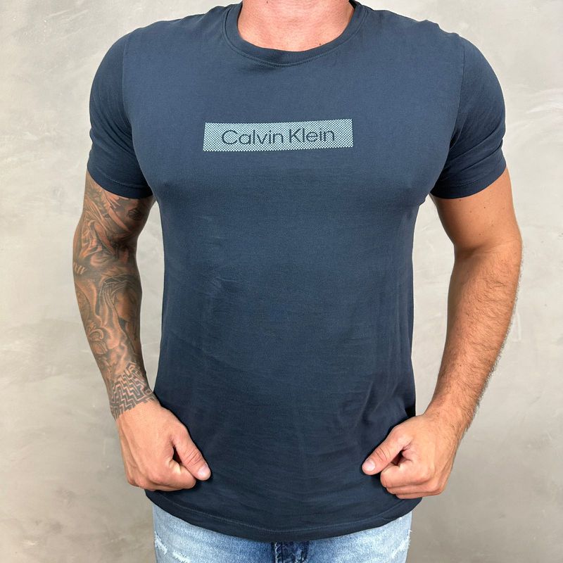 Camiseta CK Azul DFC⭐ - 4506 - PORTAL DROP - ATACADO