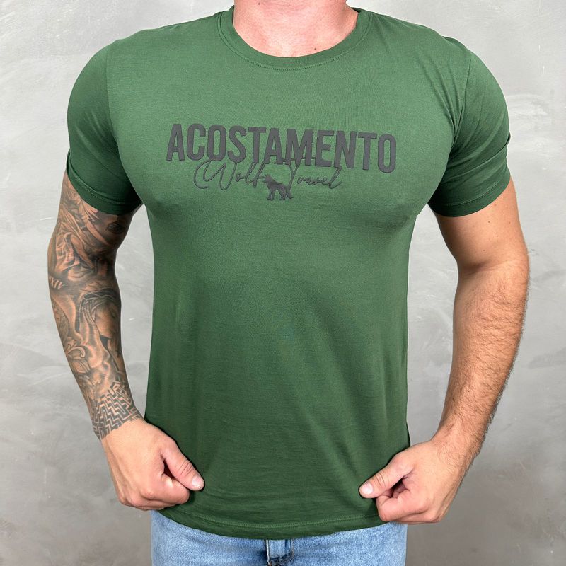 Camiseta ACT Verde DFC ⭐ - 4541 - PORTAL DROP - ATACADO
