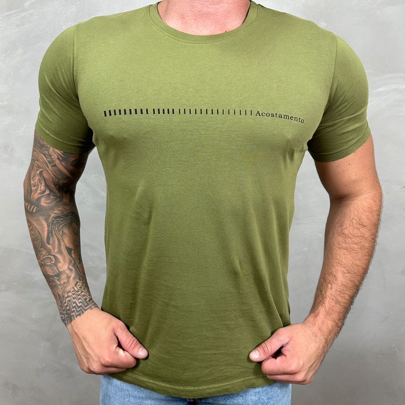 Camiseta ACT Verde DFC⭐ - 4542 - PORTAL DROP - ATACADO