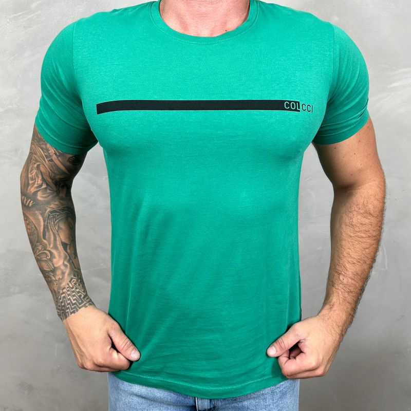 Camiseta Colcci Verde DFC⭐ - 4544 - PORTAL DROP - ATACADO