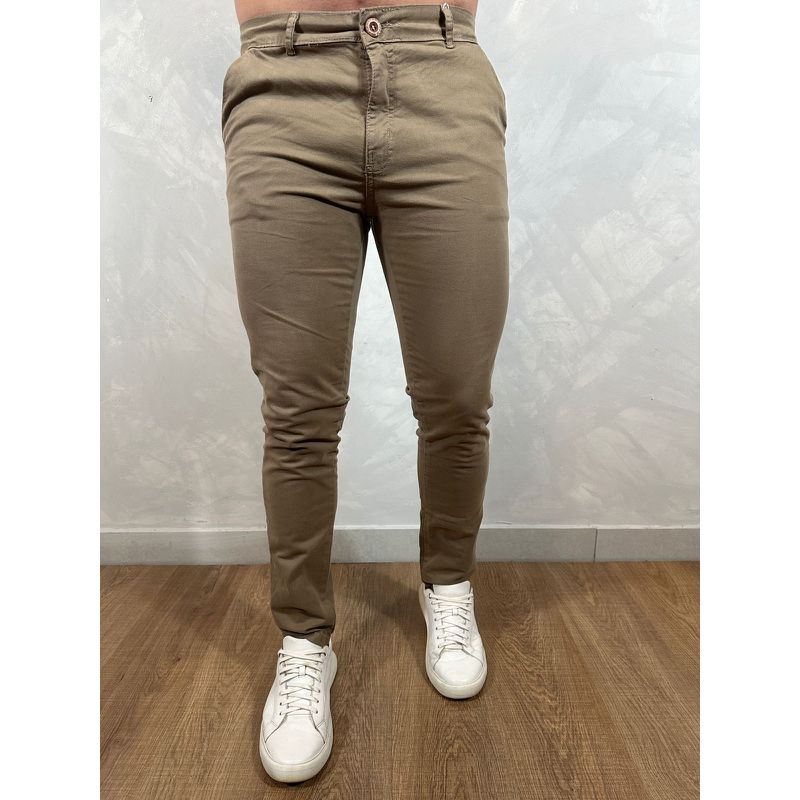 Calça Sarja LCT Caqui - 4577 - PORTAL DROP - ATACADO