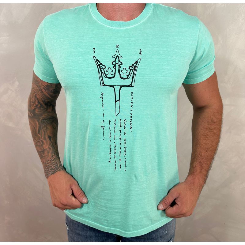 Camiseta OSK Verde DFC ⭐ - 4606 - PORTAL DROP - ATACADO